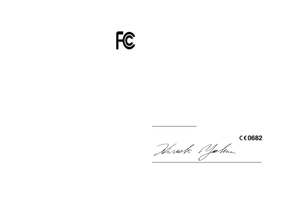 Fcc statement, Declaration of conformity | Sony Ericsson Z600 User Manual | Page 123 / 128