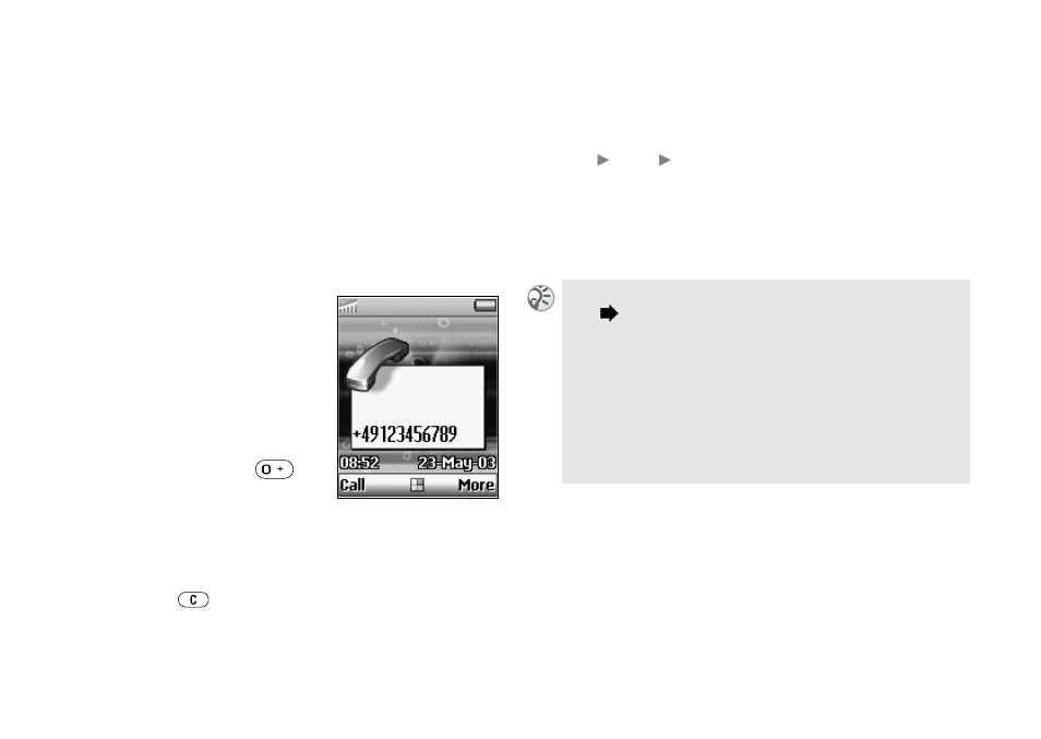 Basic operation, Making calls (saving contacts), Use phonebook, voice dialling, speed dialling | Sony Ericsson Z600 User Manual | Page 21 / 128