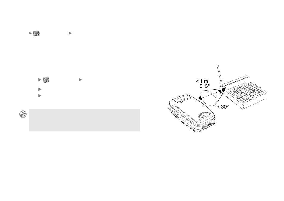 Infrared port | Sony Ericsson Z600 User Manual | Page 78 / 128