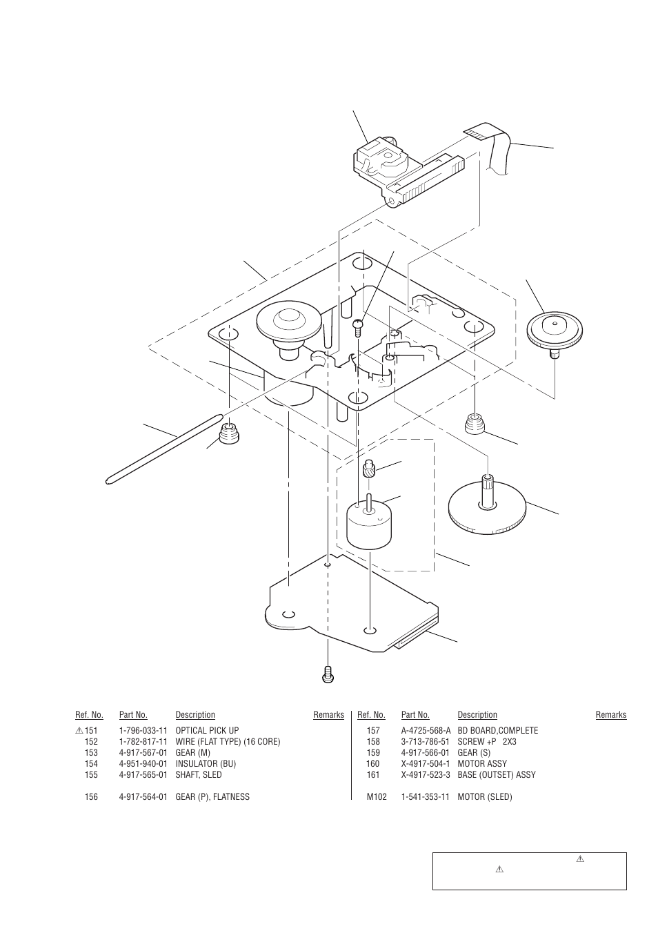 Base unit section (bu-5bd27), Cdp-xe570 | Sony Ericsson CDP-XE570 User Manual | Page 25 / 30