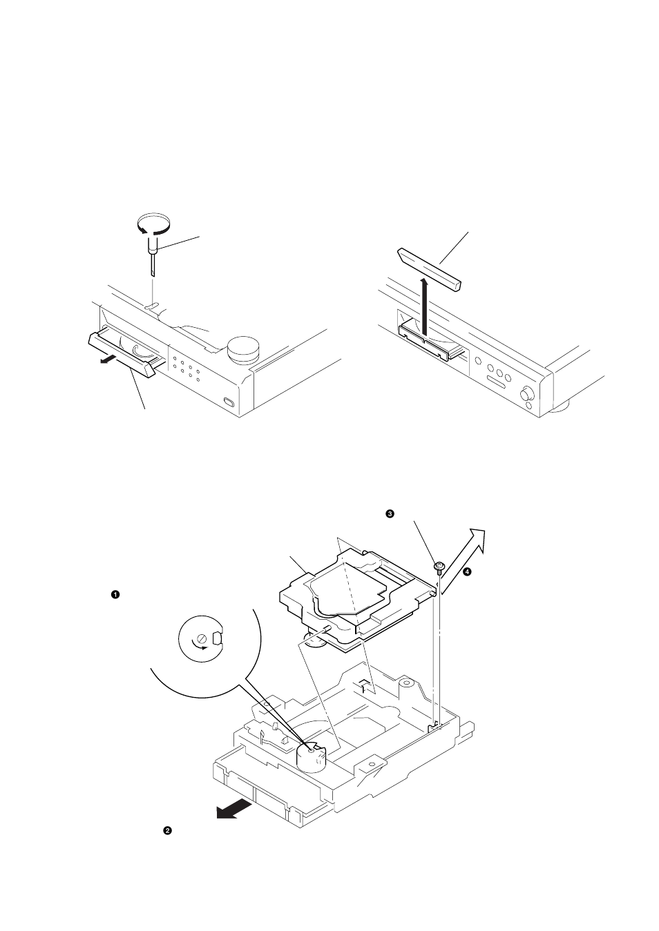 Disassembly, Loading panel, Base unit (bu-5bd27) | Sony Ericsson CDP-XE570 User Manual | Page 7 / 30