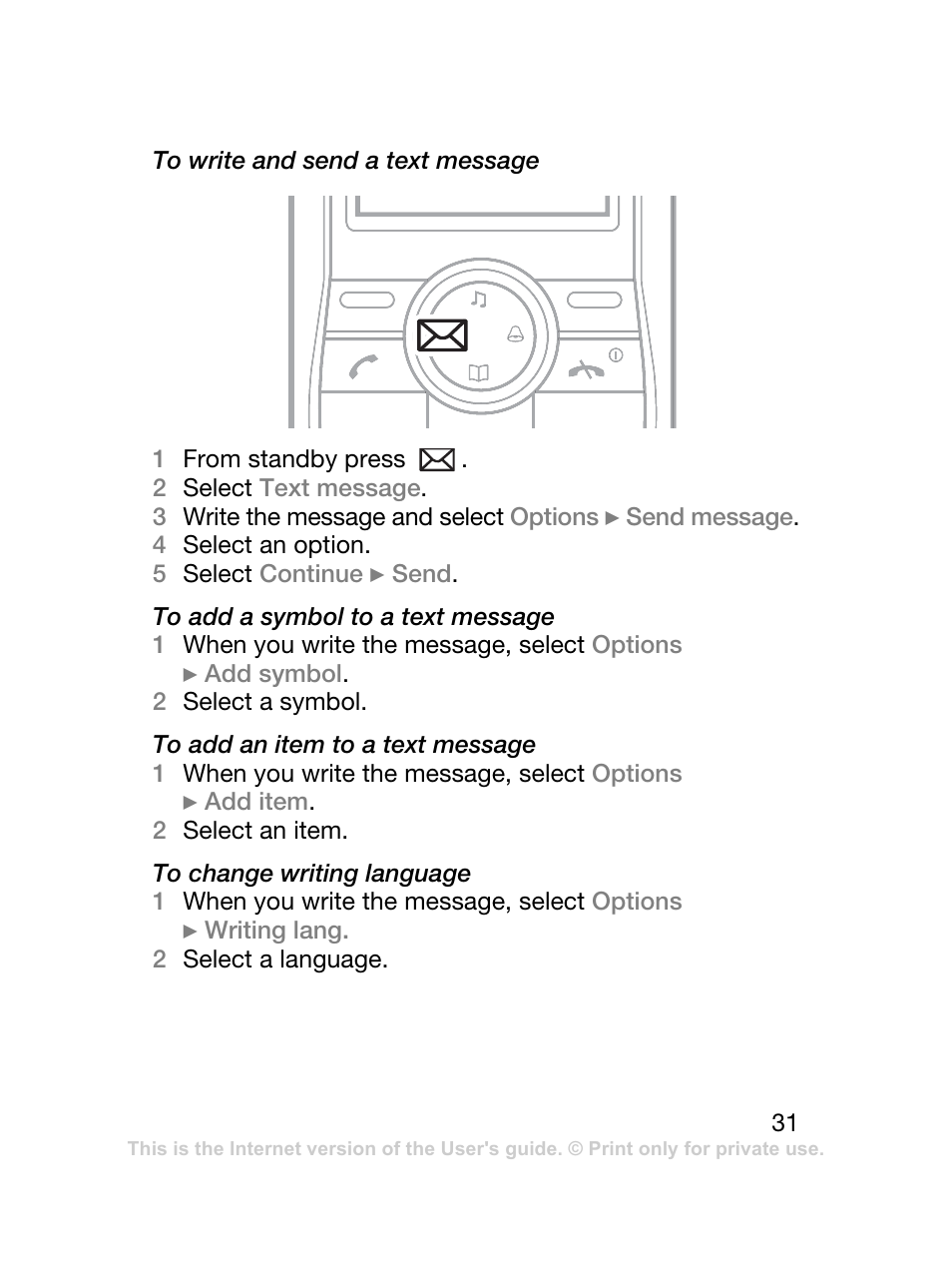 Sony Ericsson J120 User Manual | Page 32 / 74
