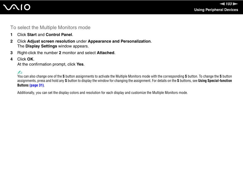 Sony Ericsson VGN-AR500 User Manual | Page 103 / 206