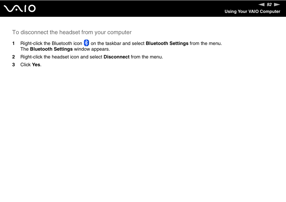 Sony Ericsson VGN-AR500 User Manual | Page 92 / 206