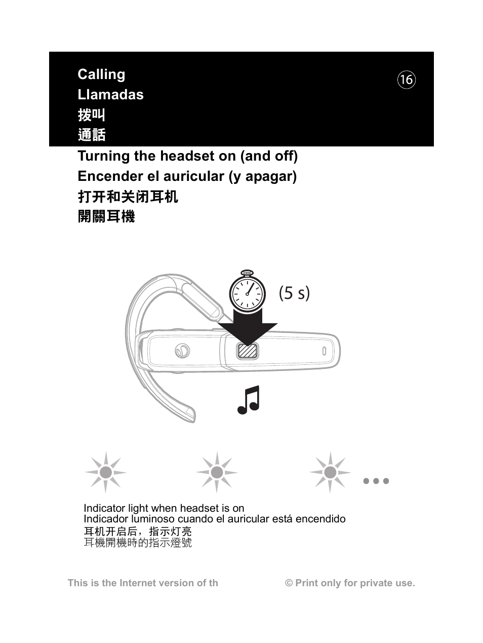 Sony Ericsson HBH-610a User Manual | Page 17 / 35