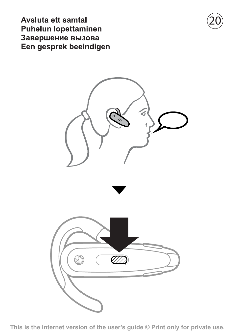 Sony Ericsson HBH-602 User Manual | Page 21 / 36