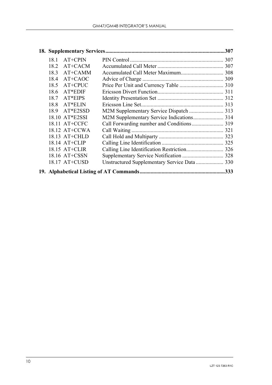 Sony Ericsson GM47 User Manual | Page 10 / 338