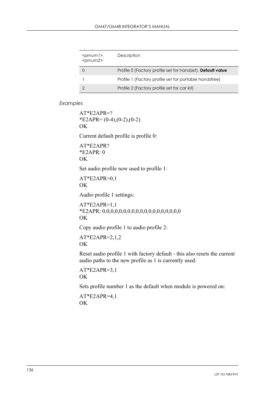 Examples | Sony Ericsson GM47 User Manual | Page 136 / 338