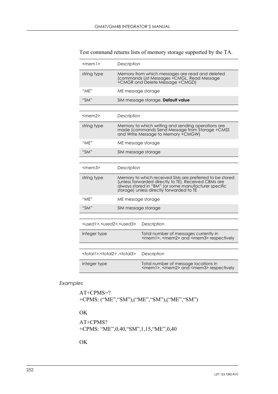 Examples | Sony Ericsson GM47 User Manual | Page 252 / 338