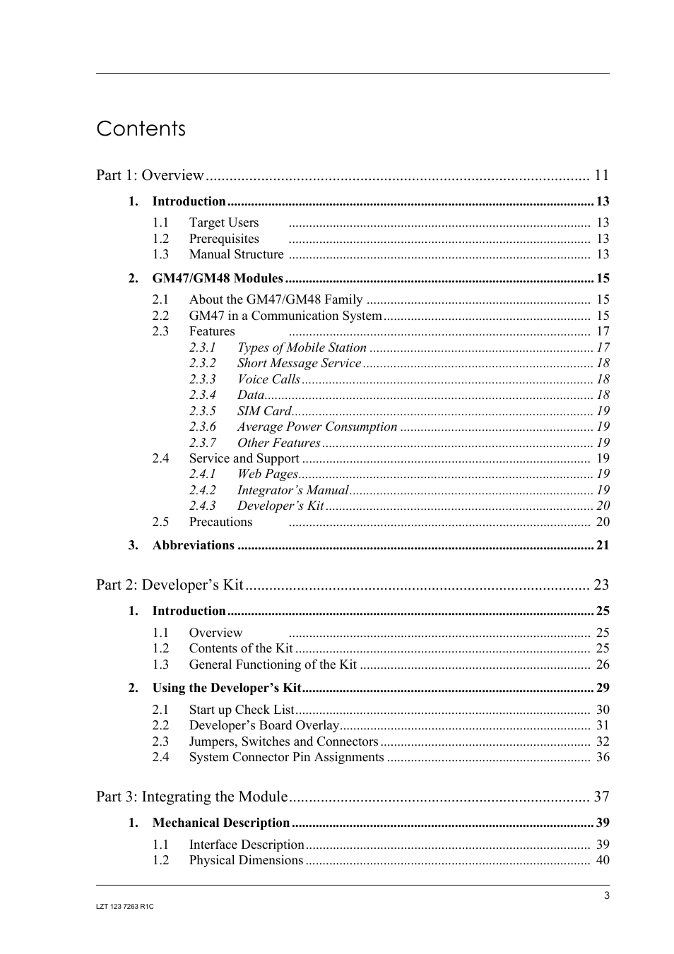 Sony Ericsson GM47 User Manual | Page 3 / 338
