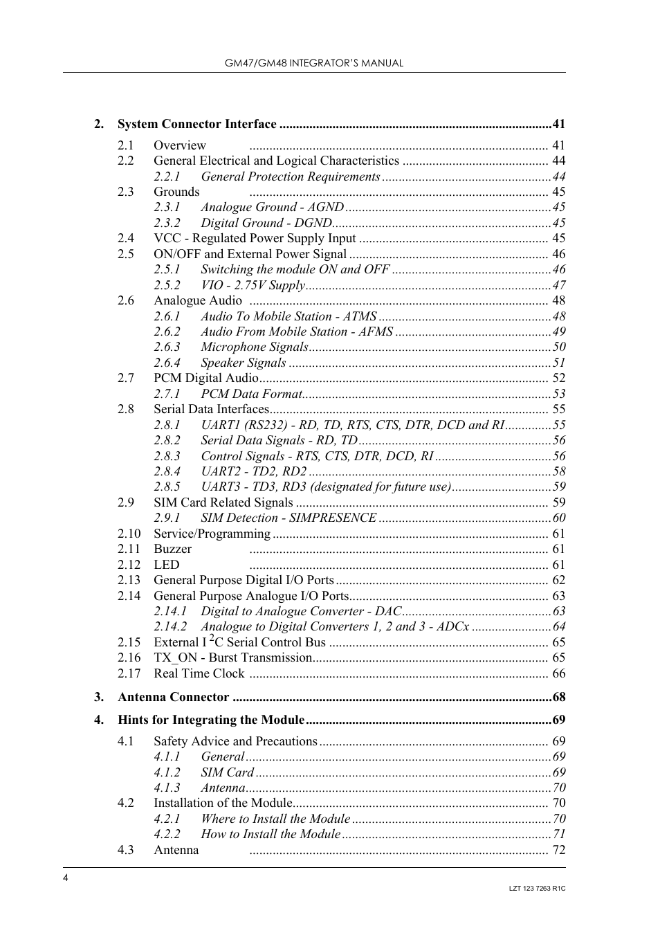 Sony Ericsson GM47 User Manual | Page 4 / 338