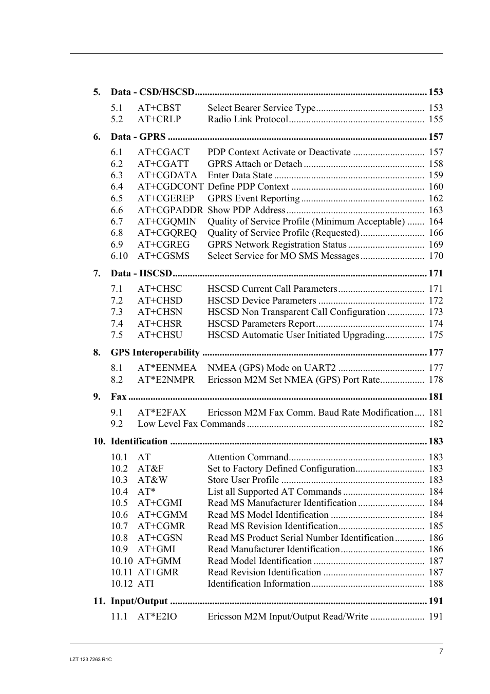Sony Ericsson GM47 User Manual | Page 7 / 338