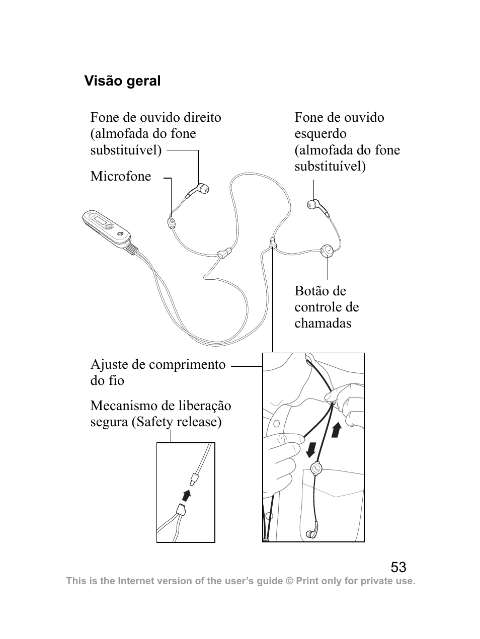 Visão geral | Sony Ericsson Bluetooth HBH-DS970 User Manual | Page 54 / 70