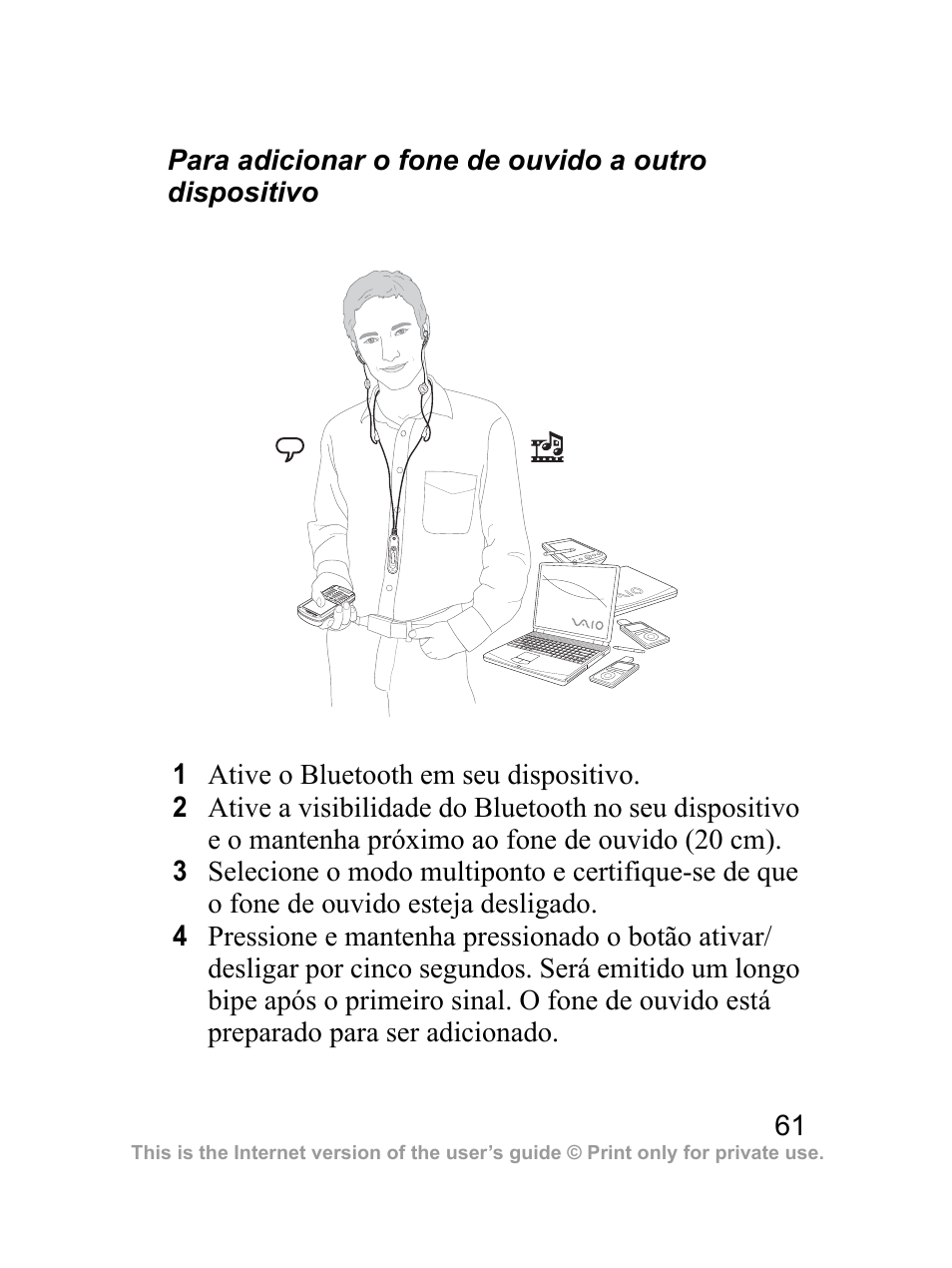 Sony Ericsson Bluetooth HBH-DS970 User Manual | Page 62 / 70
