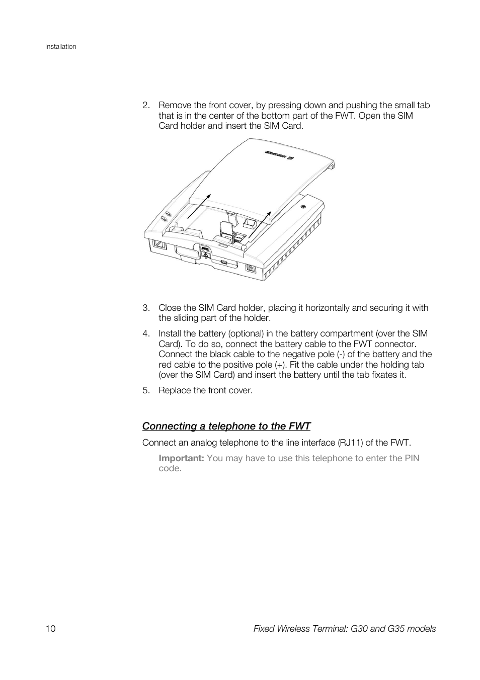 Sony Ericsson G30 User Manual | Page 10 / 48