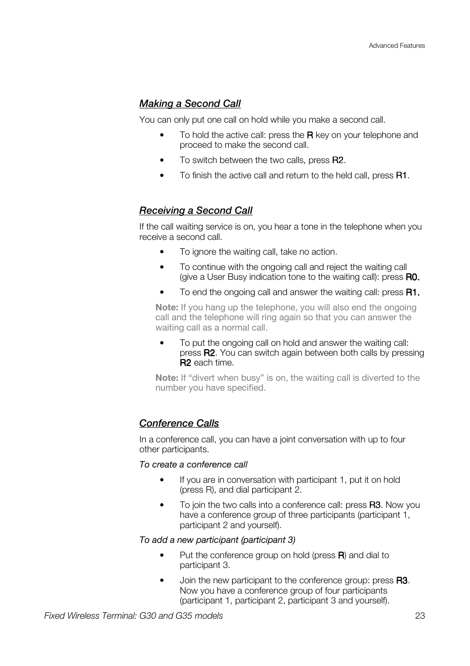 Sony Ericsson G30 User Manual | Page 23 / 48