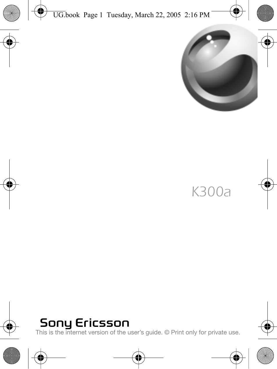 Sony Ericsson K300a User Manual | 85 pages