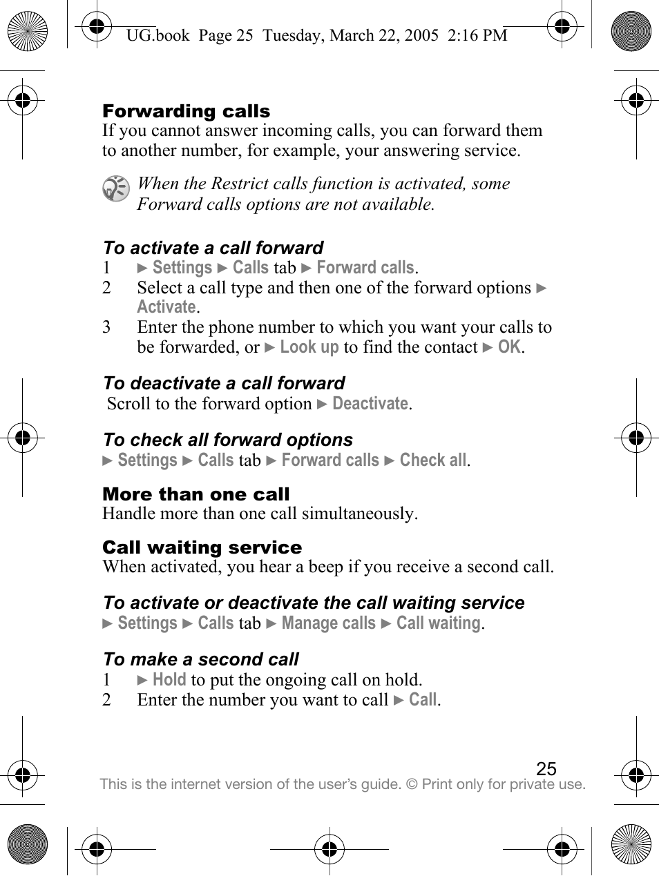 Sony Ericsson K300a User Manual | Page 27 / 85