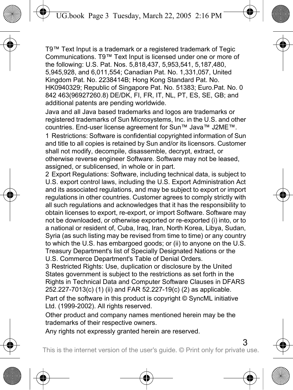 Sony Ericsson K300a User Manual | Page 5 / 85