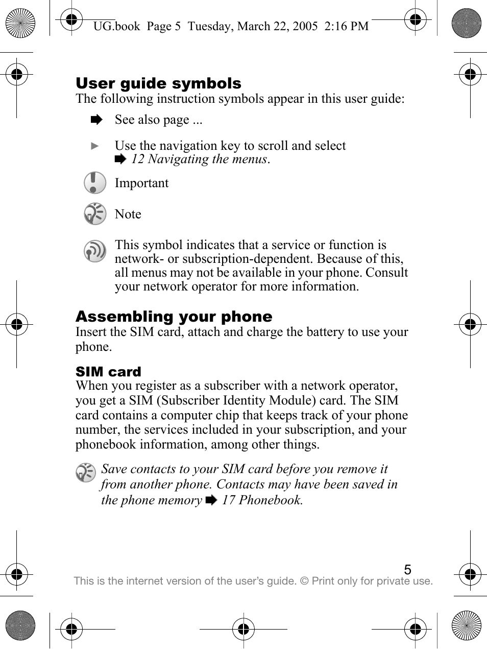 Sony Ericsson K300a User Manual | Page 7 / 85