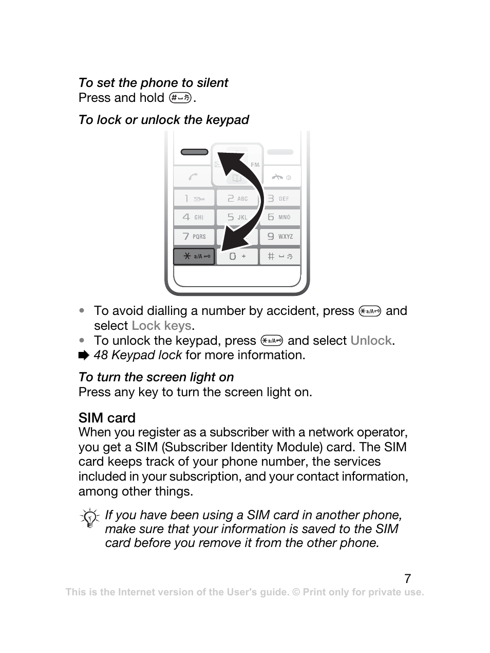 Sony Ericsson K220 User Manual | Page 7 / 79