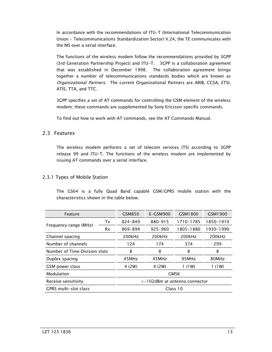 Sony Ericsson GS64 User Manual | Page 13 / 92