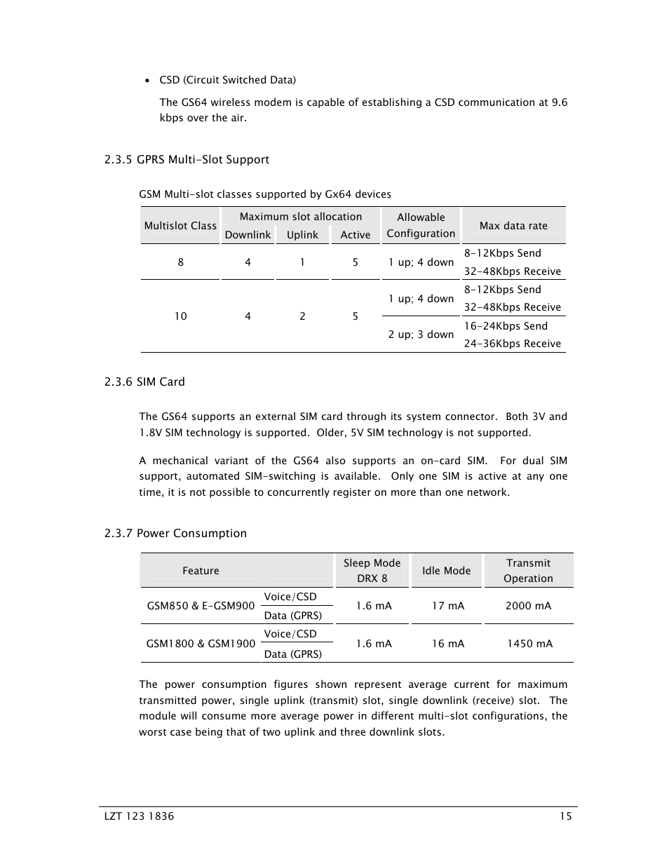 Sony Ericsson GS64 User Manual | Page 15 / 92