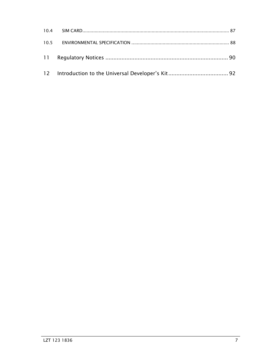 Sony Ericsson GS64 User Manual | Page 7 / 92