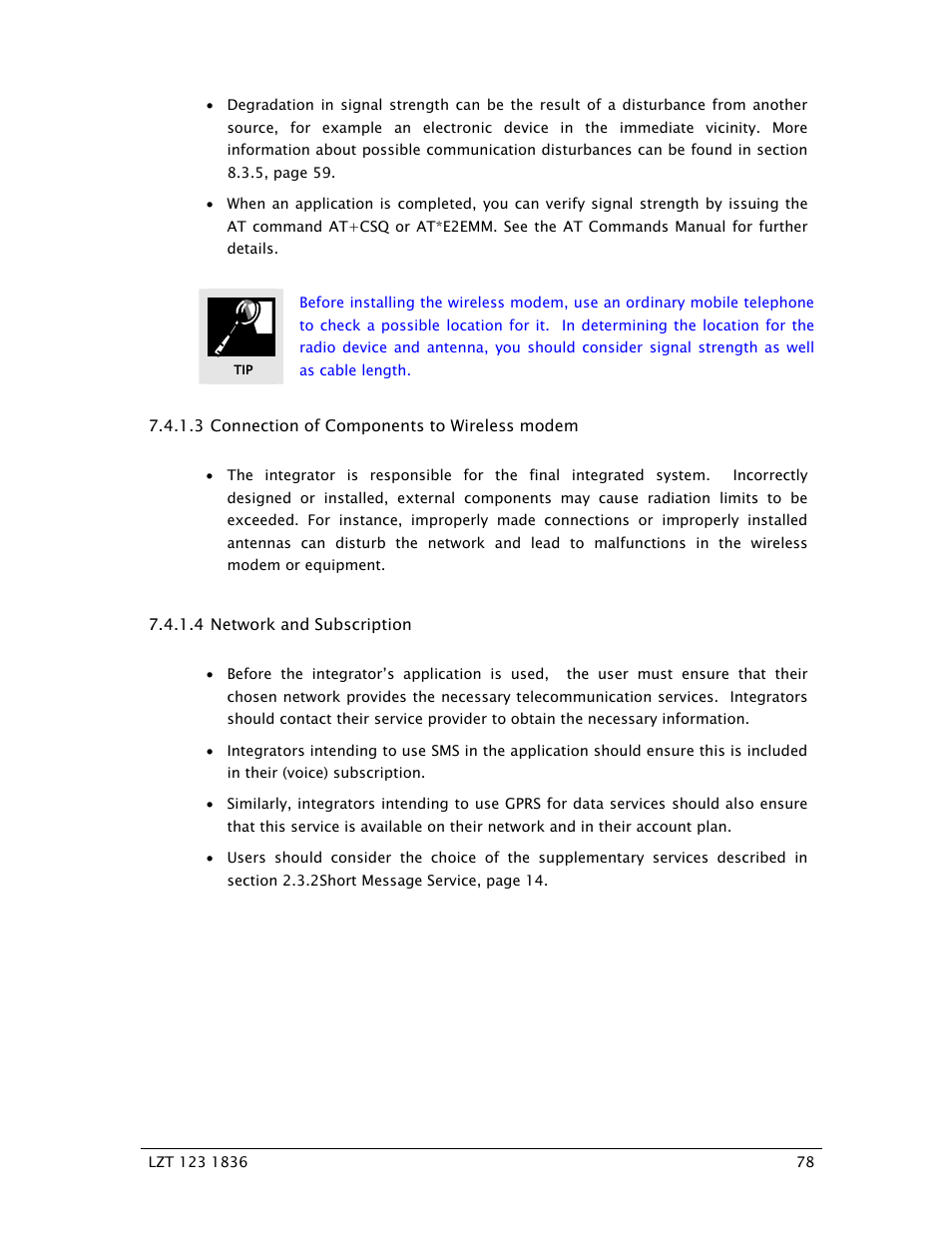 Sony Ericsson GS64 User Manual | Page 78 / 92