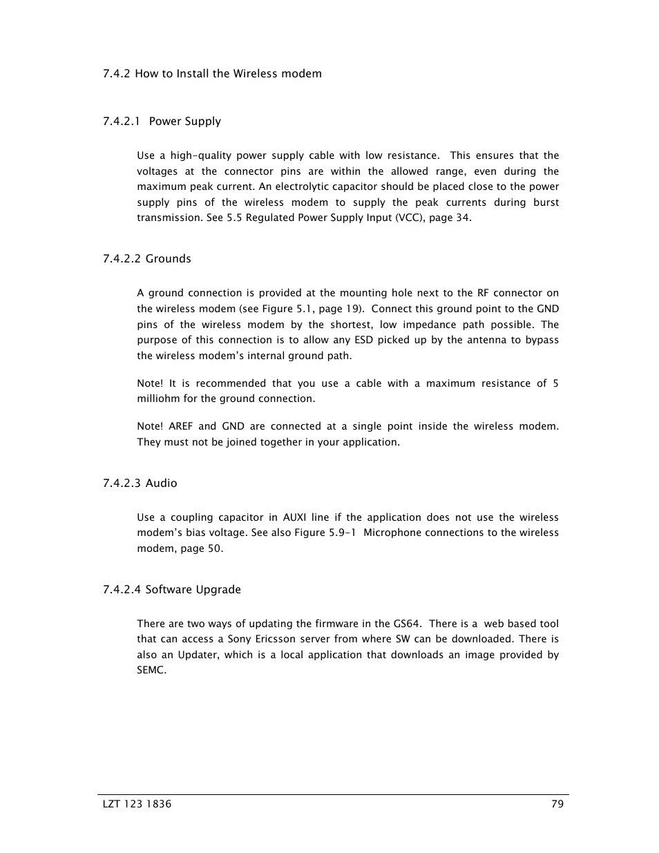 Sony Ericsson GS64 User Manual | Page 79 / 92