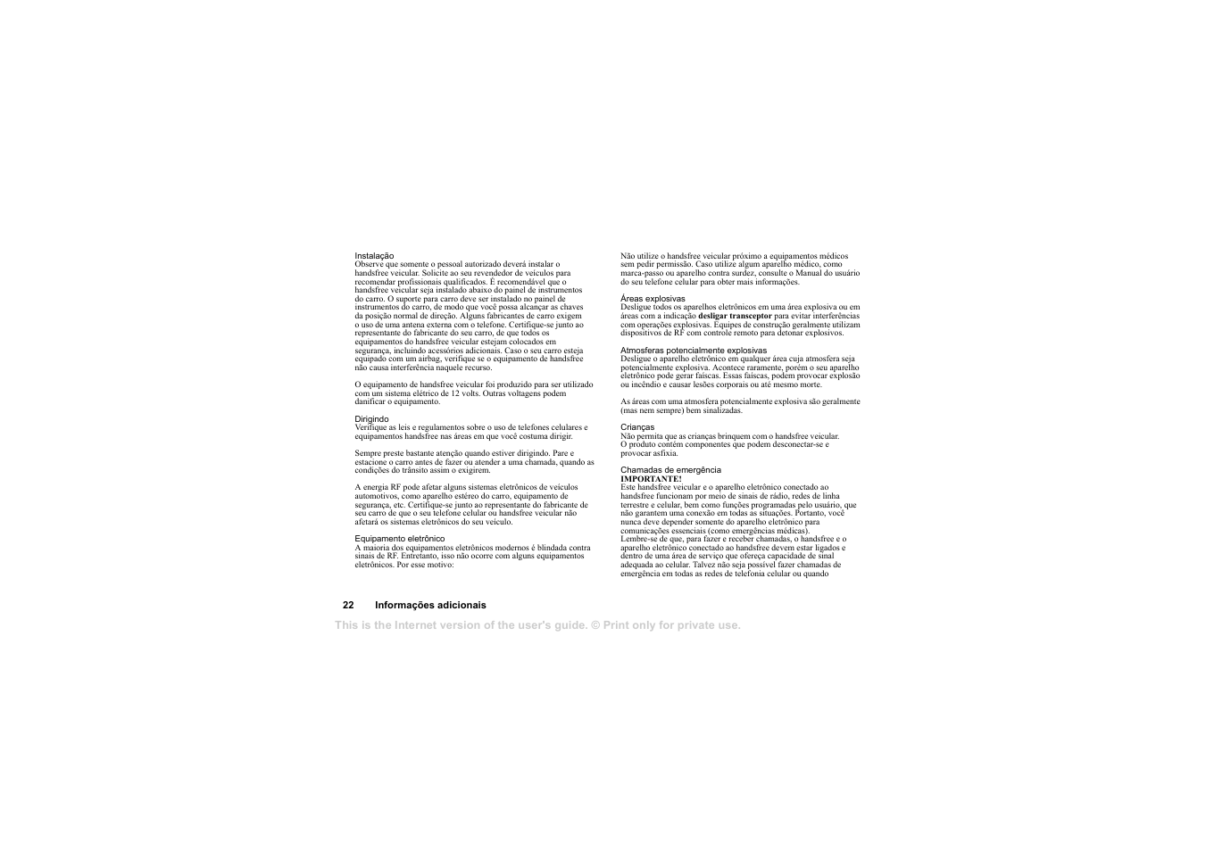 Sony Ericsson HCA-200 User Manual | Page 24 / 124