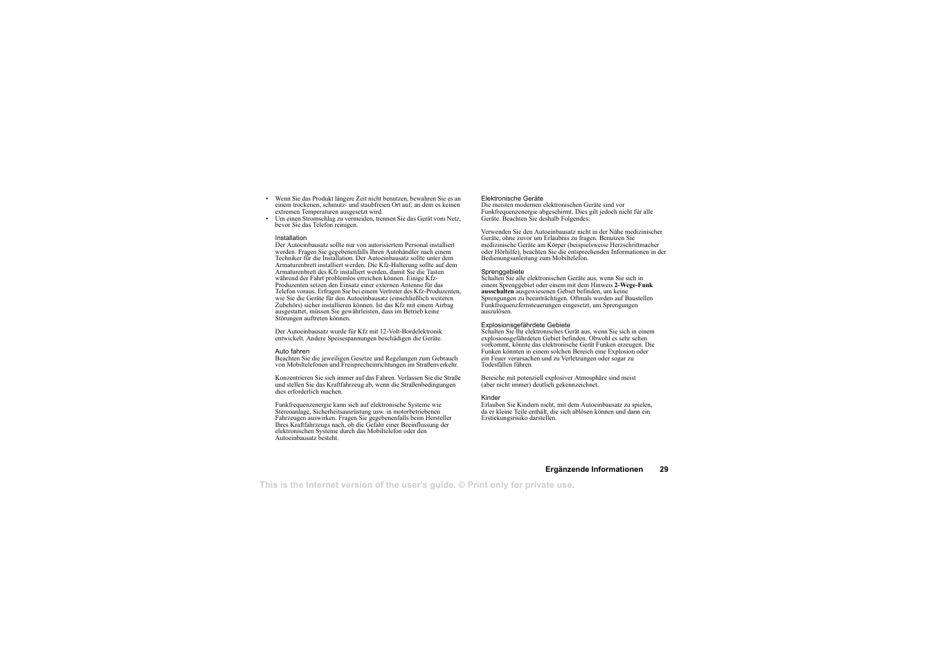 Sony Ericsson HCA-200 User Manual | Page 31 / 124