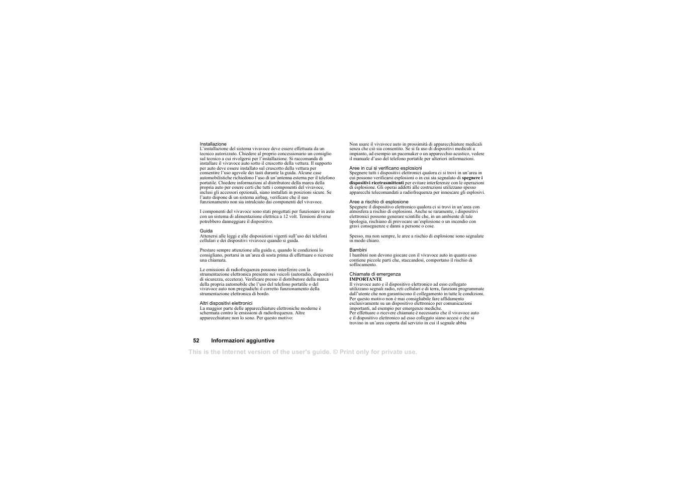 Sony Ericsson HCA-200 User Manual | Page 54 / 124