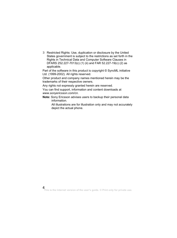 Sony Ericsson k310c User Manual | Page 5 / 90