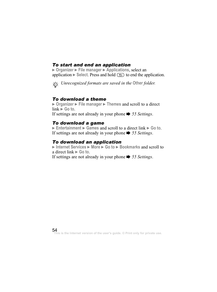 Conte nts, Sony ericsson t618 | Sony Ericsson k310c User Manual | Page 55 / 90