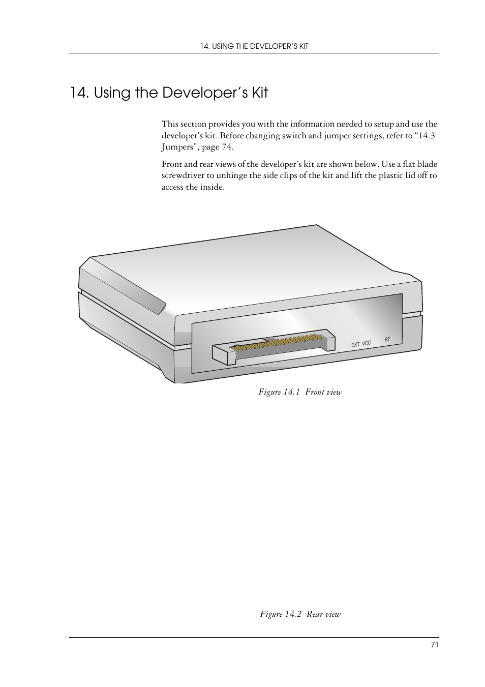 Using the developer’s kit | Sony Ericsson GR47/GR48 User Manual | Page 71 / 84