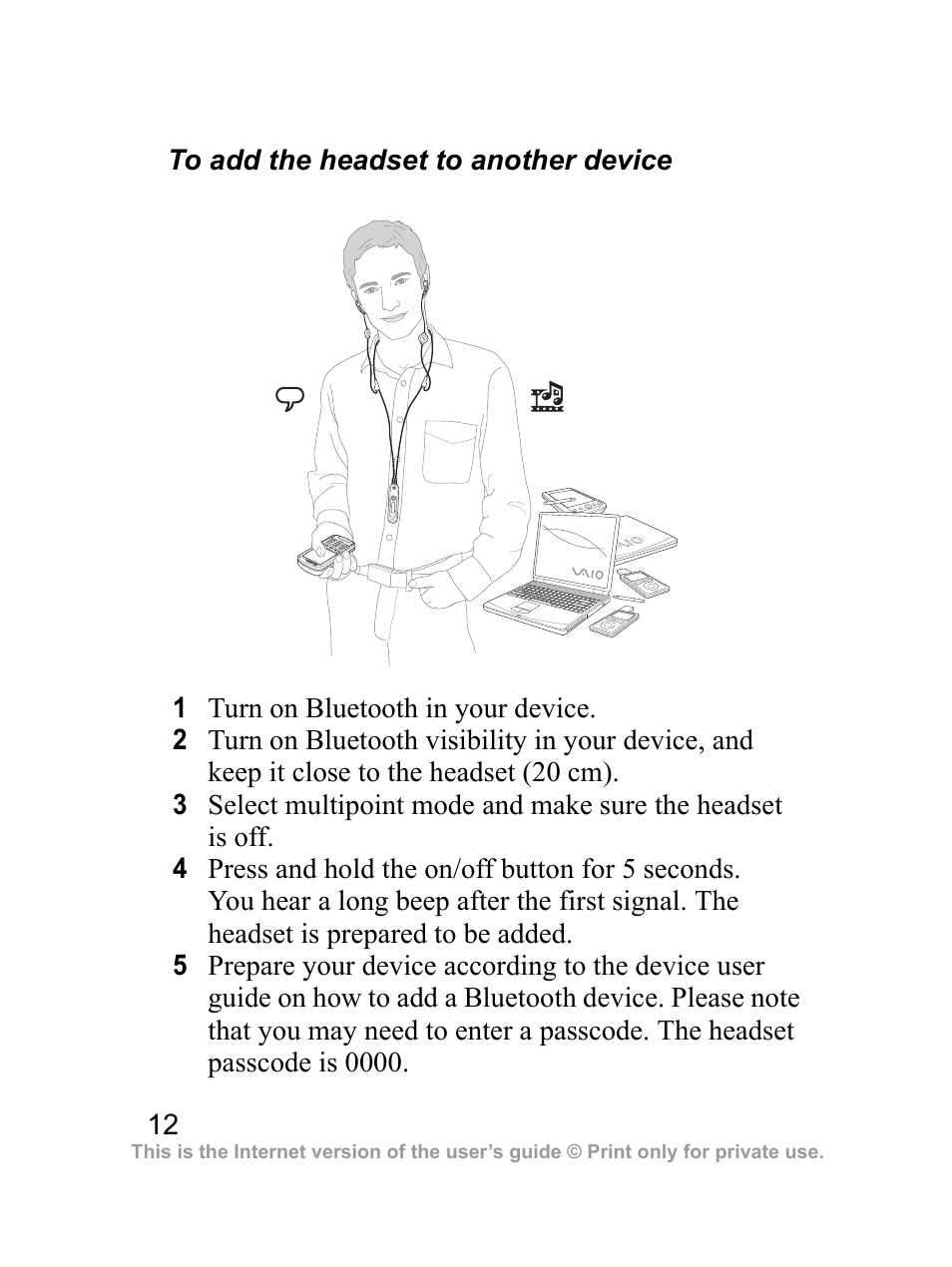 Sony Ericsson HBH-DS970 User Manual | Page 13 / 64