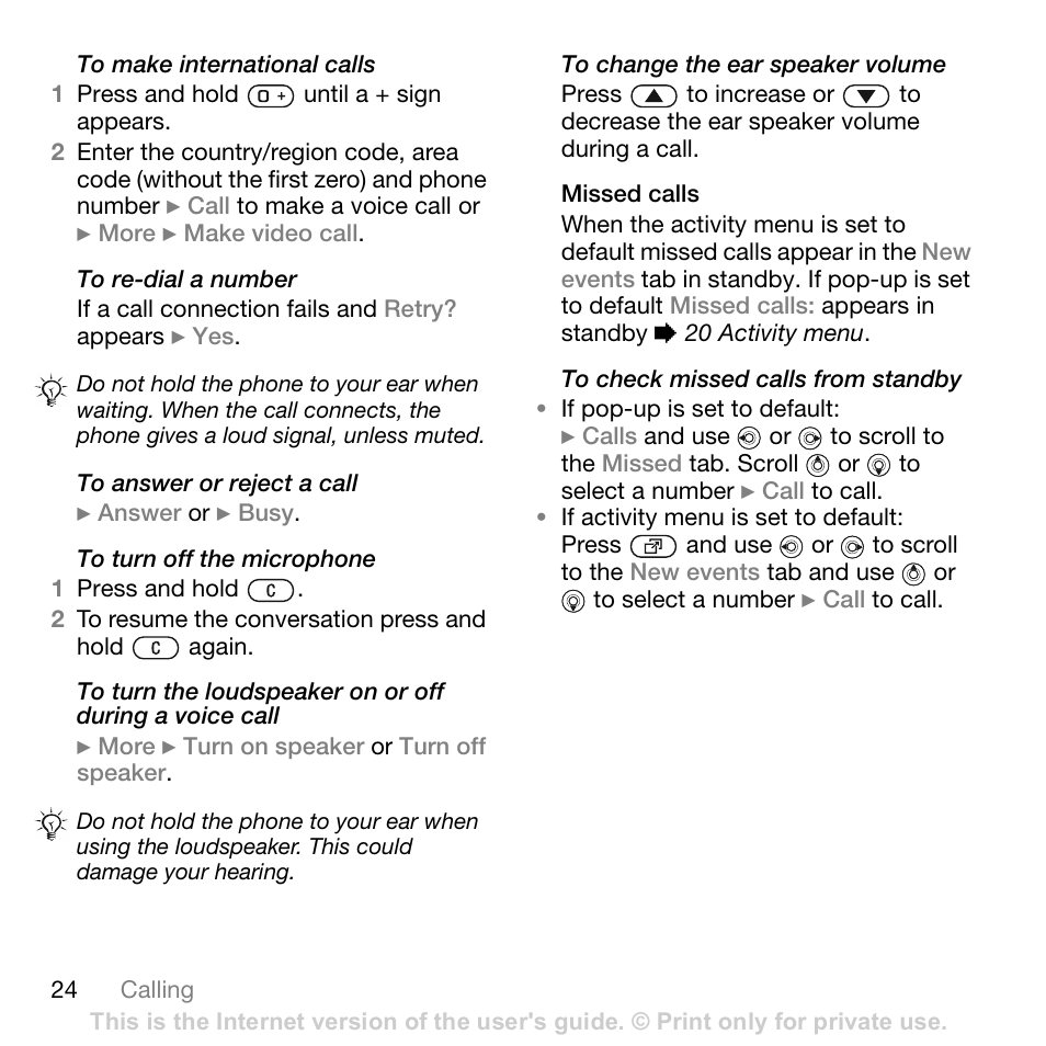 Sony Ericsson K800i User Manual | Page 24 / 105