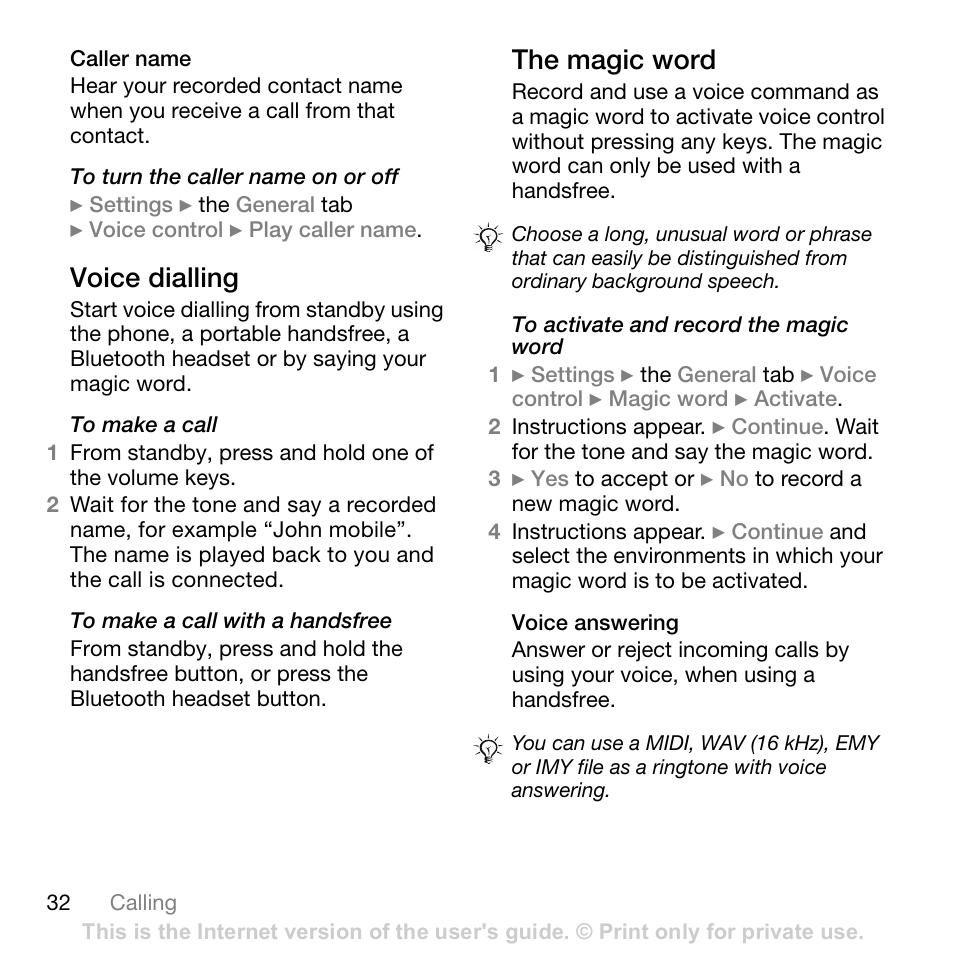 Sony Ericsson K800i User Manual | Page 32 / 105