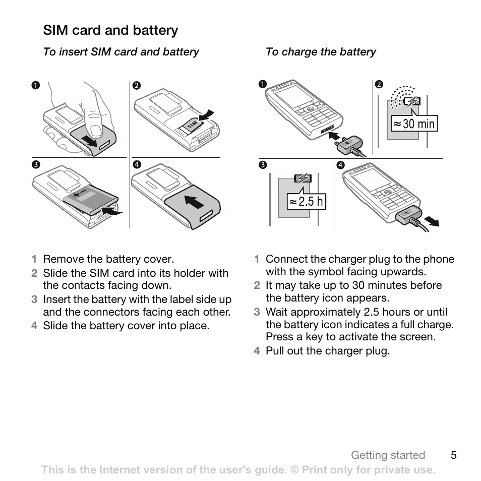 Sony Ericsson K800i User Manual | Page 5 / 105