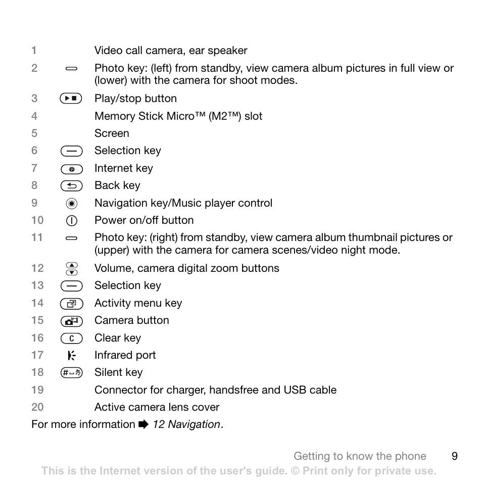 Sony Ericsson K800i User Manual | Page 9 / 105