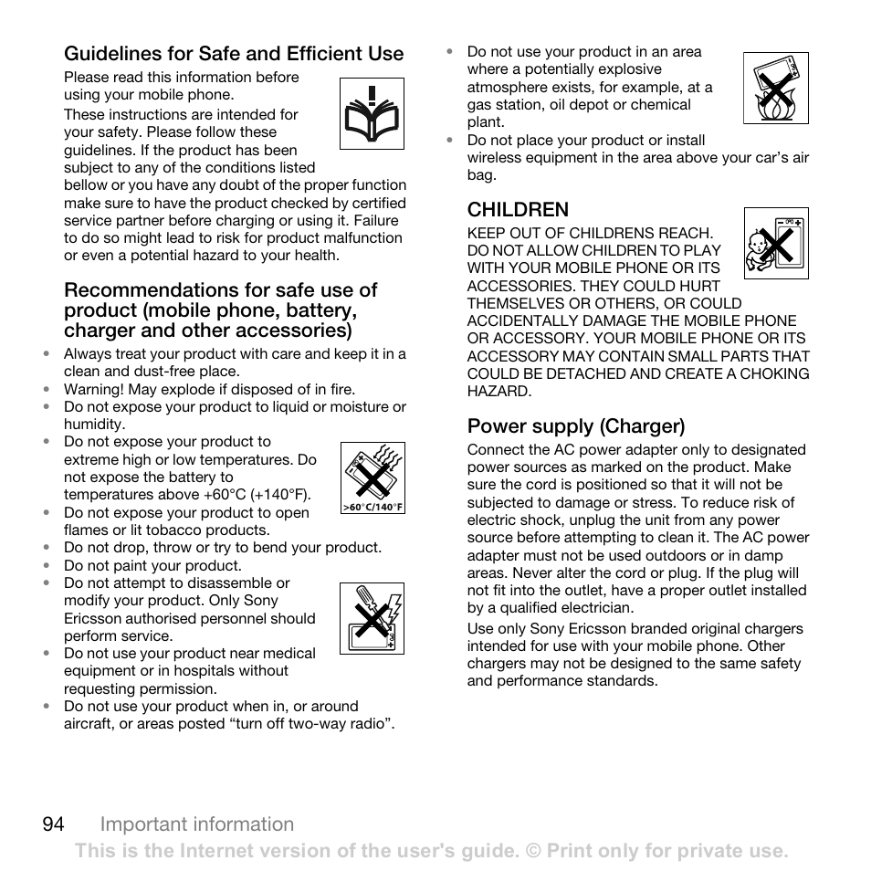 Sony Ericsson K800i User Manual | Page 94 / 105