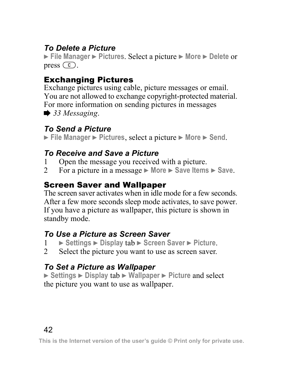 Sony Ericsson J300i User Manual | Page 43 / 81