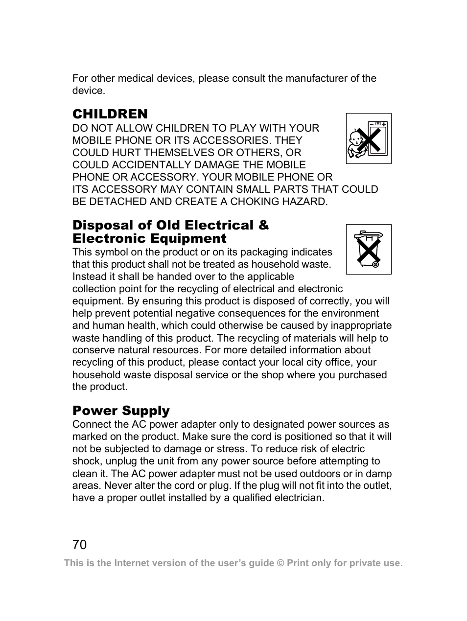 Sony Ericsson J300i User Manual | Page 71 / 81