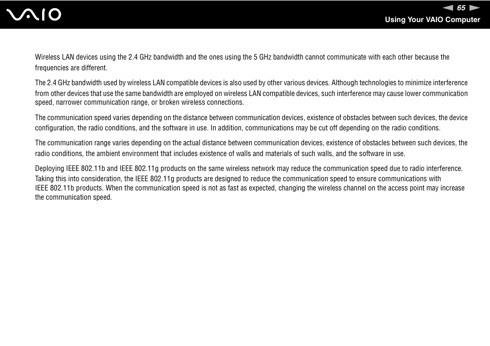 Sony Ericsson VGN-SZ700 User Manual | Page 65 / 235