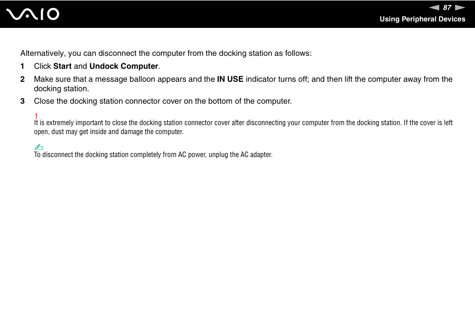 Sony Ericsson VGN-SZ700 User Manual | Page 87 / 235