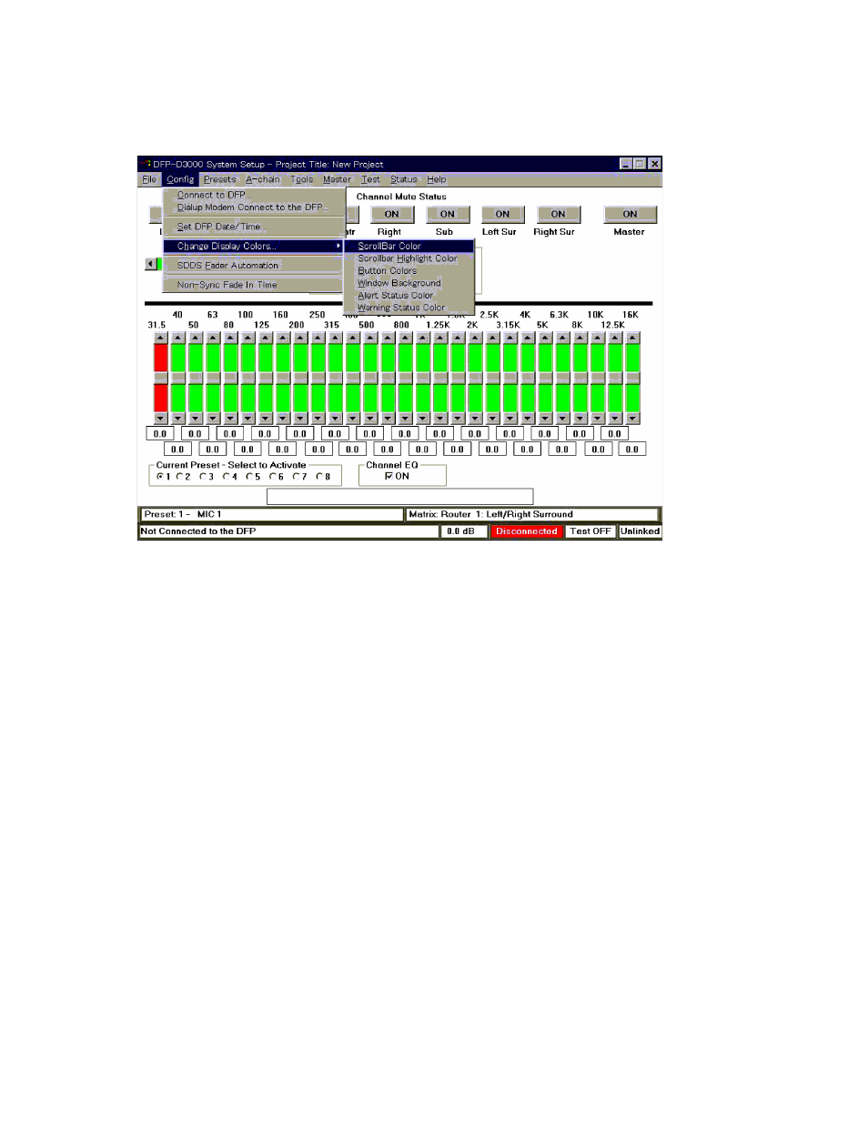 3 description of config menu items | Sony Ericsson DFP-D3000 User Manual | Page 91 / 100