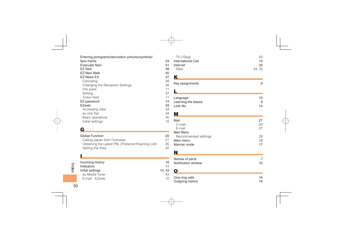 Sony Ericsson IIDA G11 User Manual | Page 52 / 62