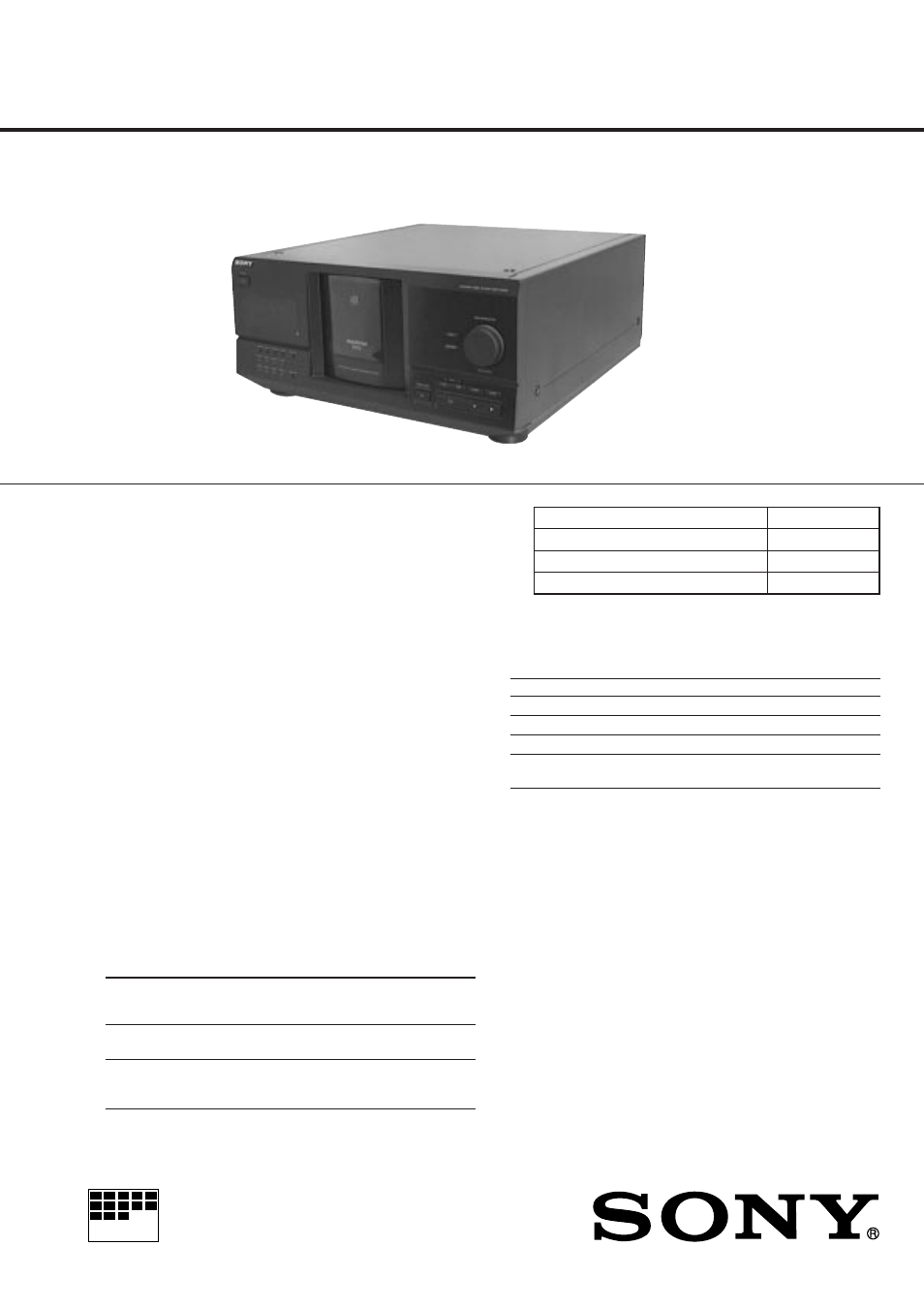 Sony Ericsson CDP-CX220 User Manual | 56 pages