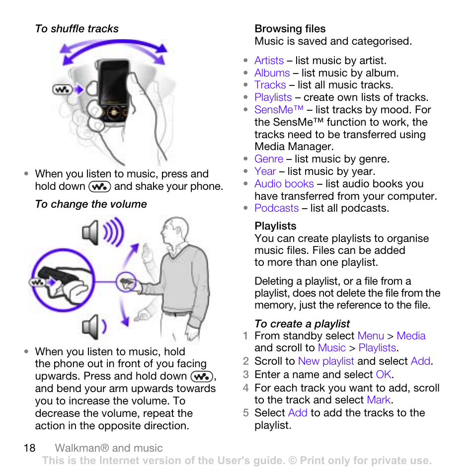 Sony Ericsson W760i User Manual | Page 20 / 79